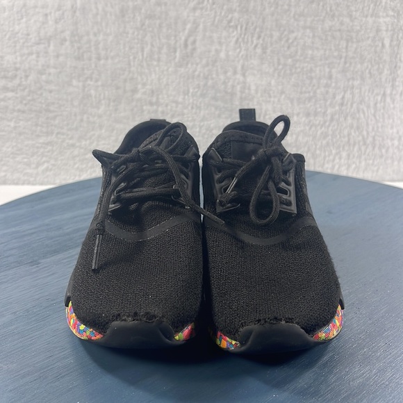 Adidas NMD R1 Unisex 10K Athletic Sneaker - Black Mosaic. - Picture 2 of 8